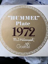 1972 Vintage M.J. Hummel Annual Plate in Original Box picture