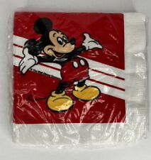 Vintage 1980s Sealed Walt Disney Mickey Mouse Party Luncheon Napkins 16ct picture