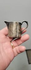 Old 1920's Antique Vintage Creamer Hotel Schiffmeister German Silver Plated Wear picture