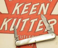 Antique Keen Kutter EC Simmons Sleeveboard Penknife Nice Pearl picture