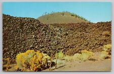 Vintage Postcard Lava Butte Near Bend Oregon Lava Rock Formation Highway 97 picture