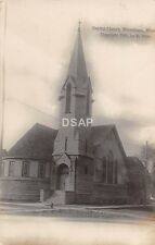C91/ Winnebago Minnesota Mn Real Photo RPPC Postcard c1910 Baptist Church picture