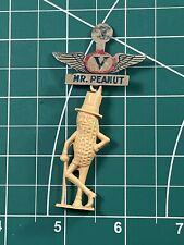 WWII 1944 Planters Mr Peanut Victory Pin VTG Homefront picture