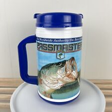 Vintage Whirley Bassmaster Large 32 oz Plastic Insulated Beverage Cup Mug picture