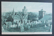 Old Burial Hill Plymouth MA Unposted DB Postcard picture