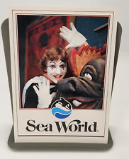 Vintage 1985 Sea World Collection post card Mime Master of silent fun Unused picture
