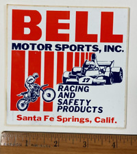 Bell Motor Sports Inc. Racing and Safety Products Sticker  4