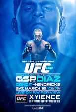 UFC 158 Fight Poster 11x17 Inches - Georges St-Pierre vs Nick Diaz | GSP NEW picture