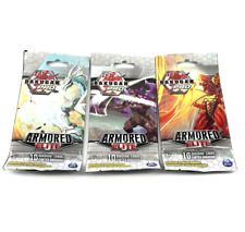 Bakugan Pro Armored Elite Booster Pack 10 Collectible Trading Cards LOT OF 3 NEW picture