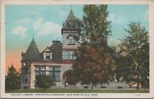 Postcard Talcott Library Northfield Seminary East Northfield MA  picture