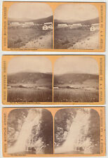LOT OF 6 NICE NEW HAMPSHIRE STEREOVIEWS - WHITE MOUNTAIN SCENERY - STYLES picture