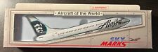 EXTREMELY RARE Alaska Airlines 1:130 737-700 Icicle Livery SkyMarks SKR039 Model picture