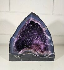 14.39 LB  Natural Amethyst Cathedral Quartz Crystal Druzy Purple (A3) picture