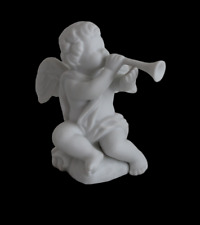AVON Nativity Collectibles The Cherub Angel w/ Horn Christmas Porcelain Figurine picture