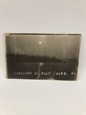 RPPC Postcard Moonlight On Puget Sound picture