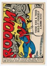 1966 Donruss Marvel Super Heroes Card #43 SPIDER-MAN picture