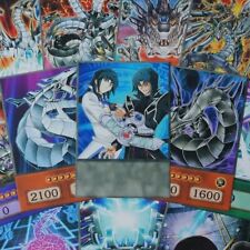Yu-Gi-Oh Anime Style Cards Zane Truesdale Cyber End Dark Dragon Twin Chimeratech picture