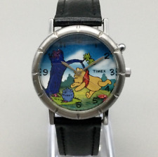 Timex Disney Winnie the Pooh Watch Women 34mm Silver Tone Hunny Pot New Battery picture