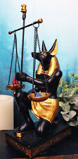 Ancient Egyptian God Of Afterlife Anubis Holding The Scales of Justice Statue picture