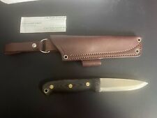 LT Wright Knife  GNS SCANDI 3V STEEL BUSHCRAFT KNIFE Black Matte picture
