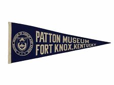 Vintage Fort Knox Kentucky Patton Museum  Of Cavalry And Armor Pennant Flag picture