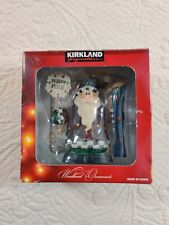 Kirkland Signature Wonderland Skiing Santa Claus Ornament picture