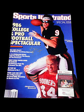 Brian Bosworth Oklahoma Sooners Signed Autograph 13x19 Photo JSA W/ Jim McMahon picture