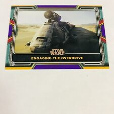 Topps Star Wars The Book of Boba Fett Base Card #35 Purple Engaging Overdrive picture