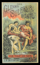 trade card, GLENN'S SULPHUR SOAP, C.N. Crittenton Proprietor, N.Y., S6D-TC-1802 picture