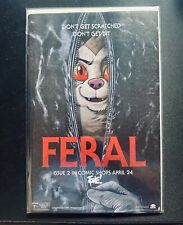 Feral #2 Exclusive Cover - Signed by Tone Rodriguez (Smile) - Horror COA Image picture