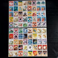 1998 Amazing Pokemon Shogakukan Stamps uncut sheet base set collection venusaur picture