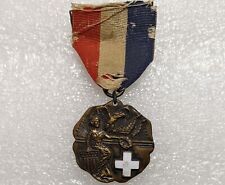 First Aid Bronze 1916-1928 Standard Emblem Co. Contest Medal Boy Scouts BP picture