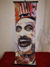 RARE CAPTAIN SPAULDING HALLOWEEN / HORROR SCROLL POSTER - 3' TALL - 1000 CORPSES picture