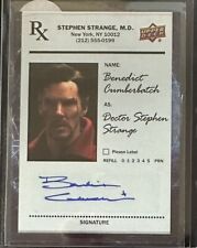 2016 UPPER DECK DOCTOR STRANGE Benedict Cumberbatch as Dr. Strange Autograph picture