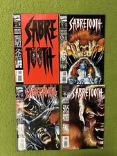 1993 Marvel Comics Sabretooth #1-4 Complete Set 1st Solo Comic Book / VF++ 🔥 picture