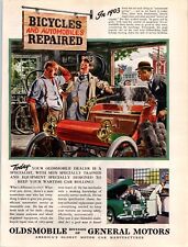 VINTAGE 1945 OLDSMOBILE GENERAL MOTORS REPAIR SERVICE STATION PRINT AD picture