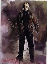 Jason Voorhees 2019 Authentic Artist Signed Limited Edition Print Card 42 of 50 picture