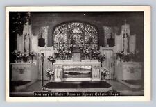 New York City NY-New York Saint Frances Xavier Chapel, Vintage c1954 Postcard picture