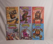 Vintage Lot of 6 Teenage Mutant Ninja Turtles  Storybooks & Coloring Books 1990 picture