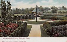 Circle, Highland Park, Brockton, Massachusetts, Very Early Postcard, Unused picture