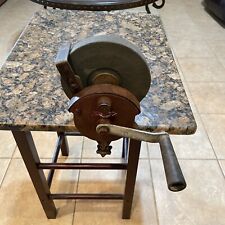 Vintage Prairie Tool Co C-6-4 Hand Crank Utility Grinder Sharpener Table Mount picture