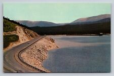 Silver Lake On Highway 10A Montana Vintage Unposted Postcard picture