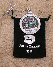 2015 John Deere Pewter Christmas Ornament - NEW picture