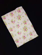 Vintage One Standard Pillowcase Pink with Flowers Cottage Farmhouse Decor picture