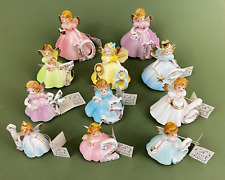Vintage Joseph Originals Birthday Girl Figurines Age 1 to 11 NOS YOUR CHOICE picture
