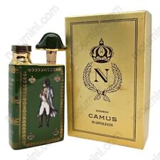 CO-CA-016- Rare Camus Book Napoleon Green Edition Miniature, 22k Gold Plated picture