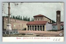 Roma-Basilica di S. Lorenzo fuori le mura Cartolina Postale Italiana picture