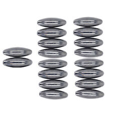 18PCS Oval Magnets Snake Egg Magnet Permanent Magnetic Stones 43x15mm Black picture