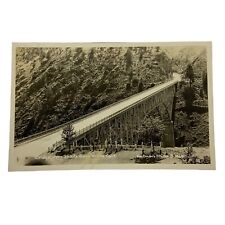 Bridge Over Shasta River Yreka CA Real Picture Postcard RPPC Eastmans Studio 50s picture
