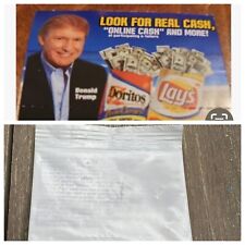 VERY RARE UNOPENED 2001 Donald Trump Cash Card Frito Lay Promotion READ 2.5 X 3” picture